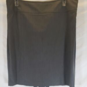 Michael Kors Gray Knee Length Skirt With A Tail In The Back Sz 16